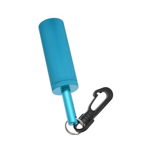 Tauchen Rassel Stick mit 360° drehbarem Schnellhaken Unterwasserglocke Ding Rod Tauchausrüstung Blau Tauchen Rassel Stick mit 360° drehbarem Schnellhaken Unterwasserglocke Ding Rod Tauchausrüstung Blau von Beelooom