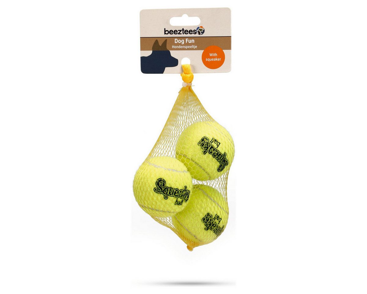 Beeztees Spielball Hundespielzeug Tennisball Tennisball mit Squeaker Beeztees Spielball Hundespielzeug Tennisball Tennisball mit Squeaker von Beeztees