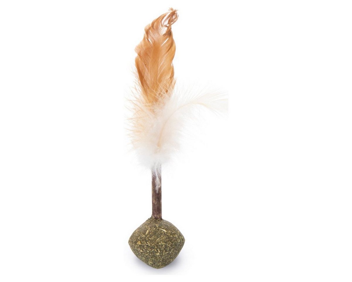 Beeztees Tier-Beschäftigungsspielzeug Catnip Ball mit Matatabi und Federn Beeztees Tier-Beschäftigungsspielzeug Catnip Ball mit Matatabi und Federn von Beeztees