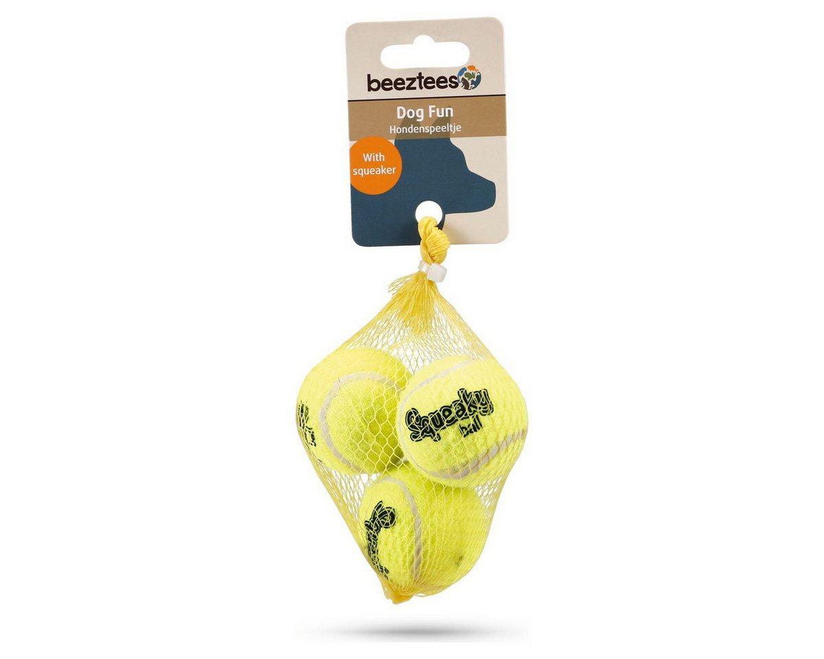 Beeztees Tierball Hundespielzeug Tennisball mit Squeaker - 3 Stück Beeztees Tierball Hundespielzeug Tennisball mit Squeaker - 3 Stück von Beeztees