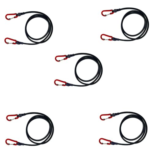 Begchy Karabiner Aus Elastischem Seil zum Kajakfahren, Radfahren, Gepäckpacken und Als Camping-Zubehör im Freien, 120 cm von Begchy