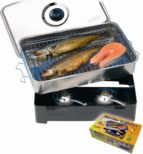 Behr Edelstahl-Tischräucherofen mit Räucherlauge "Forelle Classic" Behr Edelstahl-Tischräucherofen mit Räucherlauge "Forelle Classic" von Behr