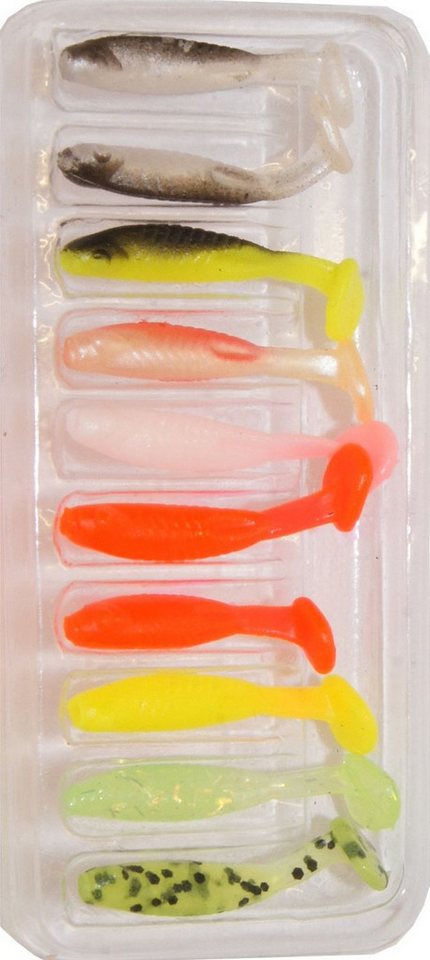 Behr Kunstköder 10 Mini Gummifische Kunstköder Jig Drop Shot Köder Forelle Behr Kunstköder 10 Mini Gummifische Kunstköder Jig Drop Shot Köder Forelle von Behr