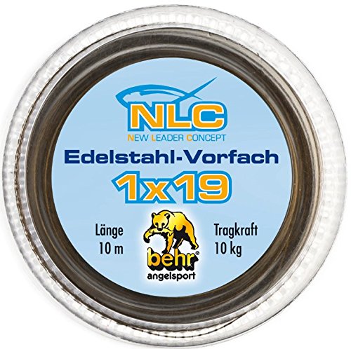 Behr NLC 1x1 Stahlvorfach Braun 10 m/10 kg Behr NLC 1x1 Stahlvorfach Braun 10 m/10 kg von Behr