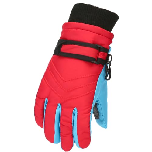 Beichwtd Skihandschuhe Kinder Wasserdicht Thermohandschuhe Outdoor Sporthandschuhe Fleece Winterhandschuhe Handschuhe Softshell Skihandschuhe Fahrradhandschuhe von Beichwtd