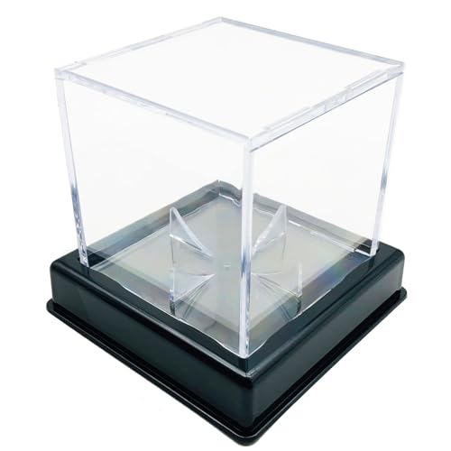 Beimus Fußball-Displaybox mit Ständer, transparent, Acryl, Fußball-Halterung für Baseball, Fußball, Volleyball von Beimus