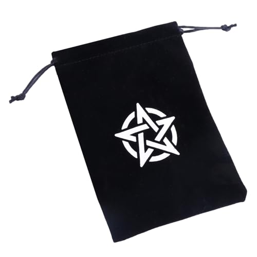 Dekorative Tarotkarten-Würfeltasche, kleine Hochzeitstasche, Tischdecke, Orakel, Spielkartentasche, Schmuckaufbewahrung, Kordelzug, Tarot-Tasche, Tasche von Beimus