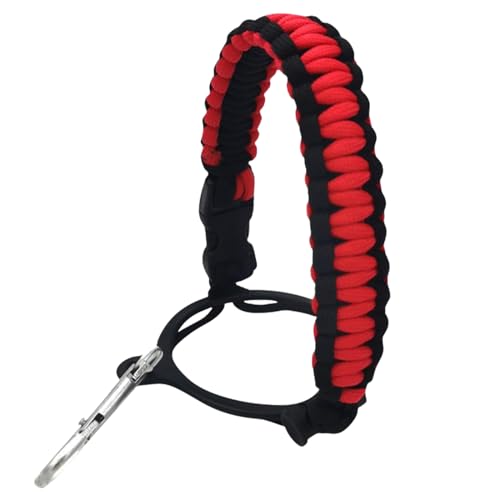 Wasserflaschengriff für Outdoor-Camping, Wasserflaschenriemen, Paracord-Griff mit Paracord-Griff, Karabiner von Beimus