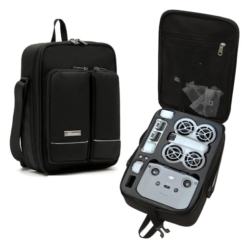 BeisDirect Wasserdichter Rucksack für DJI Neo Zubehör, tragbare Umhängetasche, Reise-Tragetasche für DJI Neo Drohne, Fernbedienung, Batterien und Zubehör, Schwarz , Schwarz, Rucksack von BeisDirect