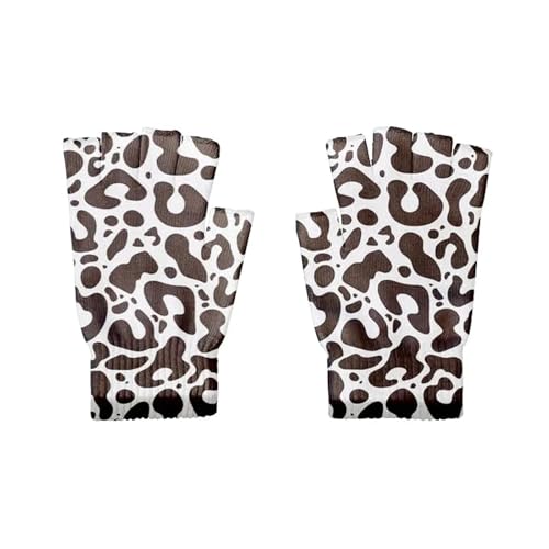 Gloves Mittens Handschuhe Winter Warm Herren Damen Frauen Leopard Handschuhe Elastische Fünf Finger Handschuhe Herren Outdoor Handschuhe Fingerlose Party Handschuhe Touchscreen Guantes Onesize Style5 von Belachick