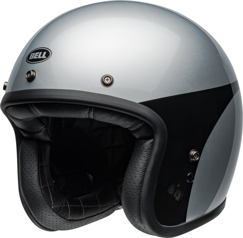 BELL Custom 500 Helm - Chassis Gloss Silver Black von Bell