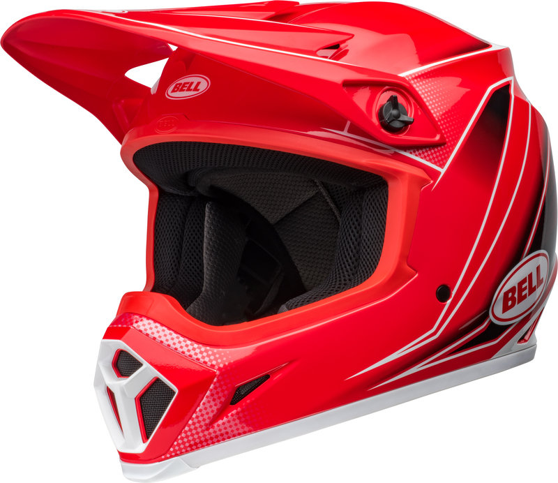 BELL MX-9 Mips Helm - Zone Gloss Red von Bell