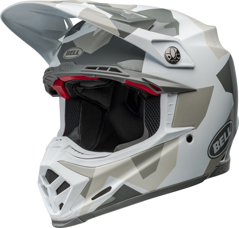 BELL Moto-9S Flex Helm - Rover Gloss White Camo von Bell