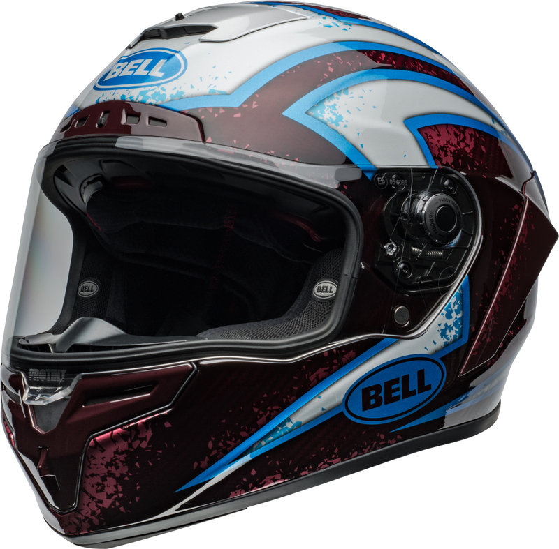 BELL Race Star DLX Flex Helm - Xenon Gloss Blue/Retina von Bell