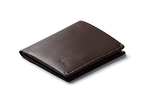 Bellroy Note Sleeve, schlanke Leder Brieftasche, mit RFID Schutz erhältlich (Max. 11 Karten, Geldscheine und Münzen) - Java Caramel - RFID von Bellroy