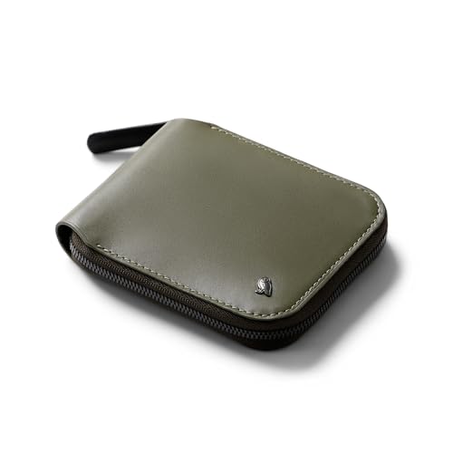 Bellroy Zip Wallet (8+ Karten, ungefaltete Geldscheine, Münzfach mit praktischem Magnetverschluss) -Willow von Bellroy