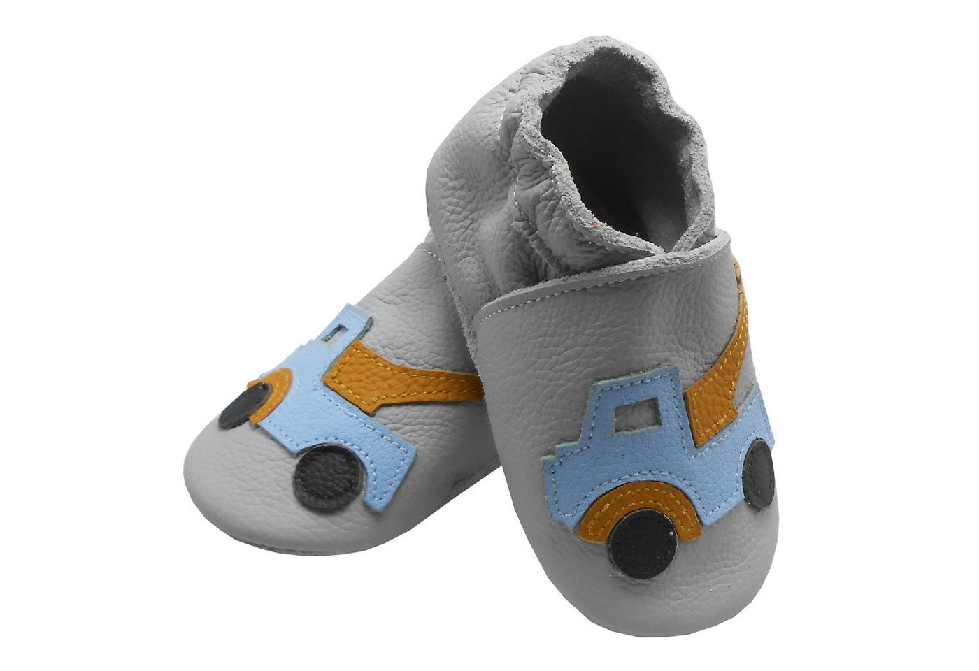 Bemesu Weiche Leder Krabbelschuhe Baby Lauflernschuh Lederpuschen Bagger Barfußschuh 100 % echtes Leder Bemesu Weiche Leder Krabbelschuhe Baby Lauflernschuh Lederpuschen Bagger Barfußschuh 100 % echtes Leder von Bemesu