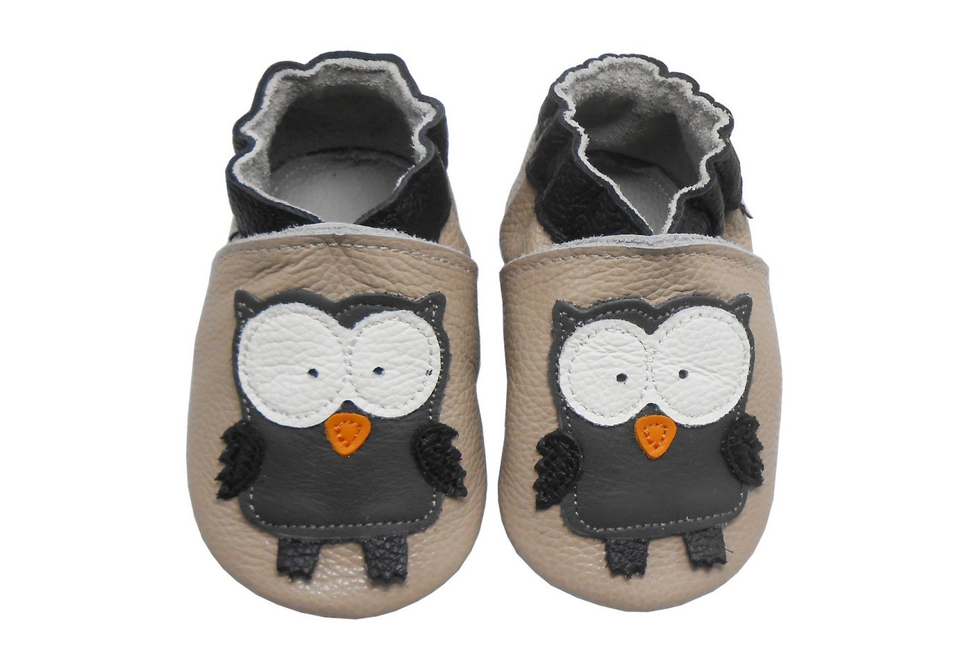 Bemesu Weiche Leder Krabbelschuhe Baby Lauflernschuh Lederpuschen Eule Barfußschuh Rutschfest und atmungsaktiv Bemesu Weiche Leder Krabbelschuhe Baby Lauflernschuh Lederpuschen Eule Barfußschuh Rutschfest und atmungsaktiv von Bemesu