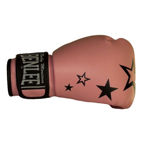 BENLEE Rocky Marciano PVC Boxhandschuh Sistar, Pink mit Sternchen (Baby PINK), GröM-_e: 10 oz von BENLEE Rocky Marciano