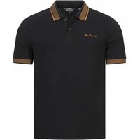 BEN SHERMAN Mono Collar Interest Herren Polo-Shirt 1012639-BLACK BEN SHERMAN Mono Collar Interest Herren Polo-Shirt 1012639-BLACK von Ben Sherman