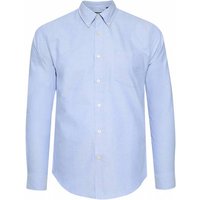 BEN SHERMAN Oxford Cotton Herren Langarm Hemd 1012796-BLUE von Ben Sherman