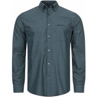 BEN SHERMAN Signature Herren Langarm Hemd 0076262-DARK EMERALD von Ben Sherman