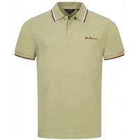 BEN SHERMAN Twin Tipped Herren Polo-Shirt 0076270-PISTACHIO von Ben Sherman