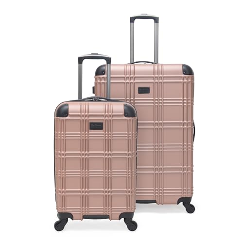 Ben Sherman Nottingham Leichter Hartschalen-Reisegepäck mit 4 Rädern, Roségold, 20-Inch Carry On von Ben Sherman