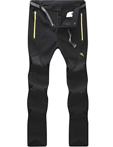 BenBoy Herren Wanderhose Wasserdicht Softshellhose Outdoorhose Winddicht Warm Gefüttert Skihose Snowboardhose Winter Trekkinghose,KZ16607M-Black-XS BenBoy Herren Wanderhose Wasserdicht Softshellhose Outdoorhose Winddicht Warm Gefüttert Skihose Snowboardhose Winter Trekkinghose,KZ16607M-Black-XS von BenBoy