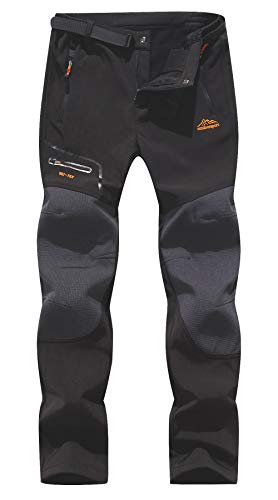 BenBoy Herren Wanderhose Wasserdicht Softshellhose Outdoorhose Winddicht Warm Gefüttert Skihose Snowboardhose Winter Trekkinghose,KZ1672M-Black2-S BenBoy Herren Wanderhose Wasserdicht Softshellhose Outdoorhose Winddicht Warm Gefüttert Skihose Snowboardhose Winter Trekkinghose,KZ1672M-Black2-S von BenBoy