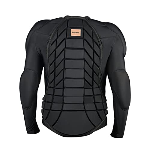 BenKen Ultra Leichter Schutzausrüstung Ski Körper Panzer Rücken Protektor, Außen- Sports Antikollision Backprotector Protektorenjacke für Snowboard Skaten MTB Motorrad Motocross von BenKen