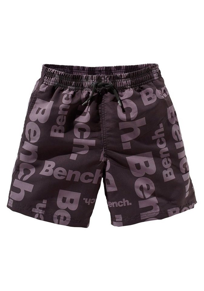 Bench. Badeshorts mit allover Logodruck Bench. Badeshorts mit allover Logodruck von Bench.