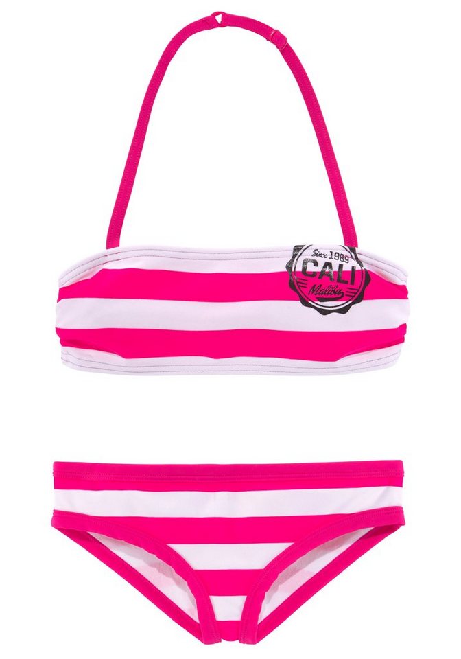 Bench. Bandeau-Bikini mit trendigen Streifen Bench. Bandeau-Bikini mit trendigen Streifen von Bench.