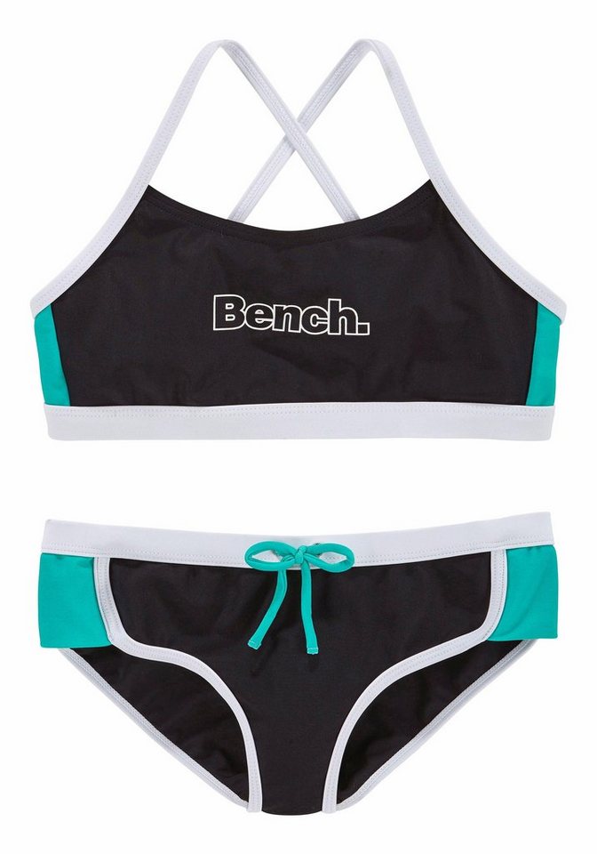 Bench. Bustier-Bikini mit Kontrastdetails Bench. Bustier-Bikini mit Kontrastdetails von Bench.