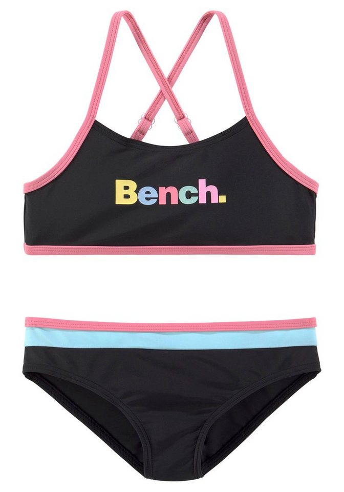 Bench. Bustier-Bikini mit bunten Details Bench. Bustier-Bikini mit bunten Details von Bench.