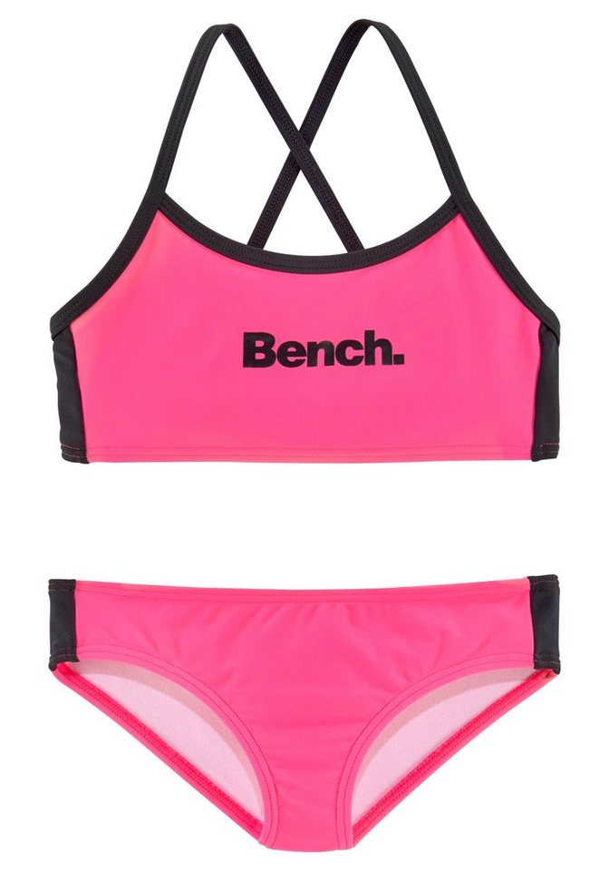 Bench. Bustier-Bikini mit gekreuzten Trägern Bench. Bustier-Bikini mit gekreuzten Trägern von Bench.