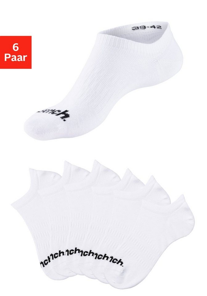 Bench. Sportsocken (Packung, 6-Paar) Sneakersocken verschwinden im Schuh von Bench.