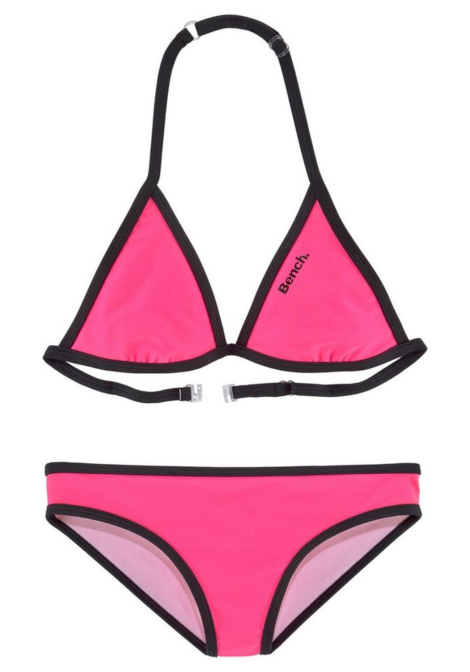 Bench. Triangel-Bikini mit Logoprint an Top und Hose Bench. Triangel-Bikini mit Logoprint an Top und Hose von Bench.