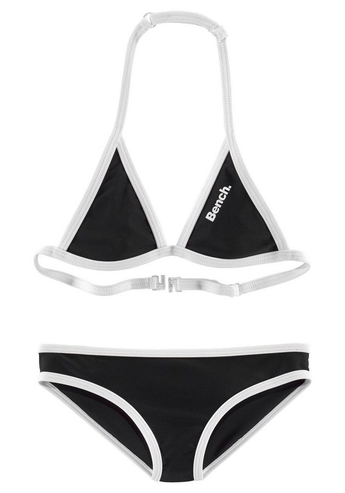 Bench. Triangel-Bikini mit Logoprint an Top und Hose Bench. Triangel-Bikini mit Logoprint an Top und Hose von Bench.