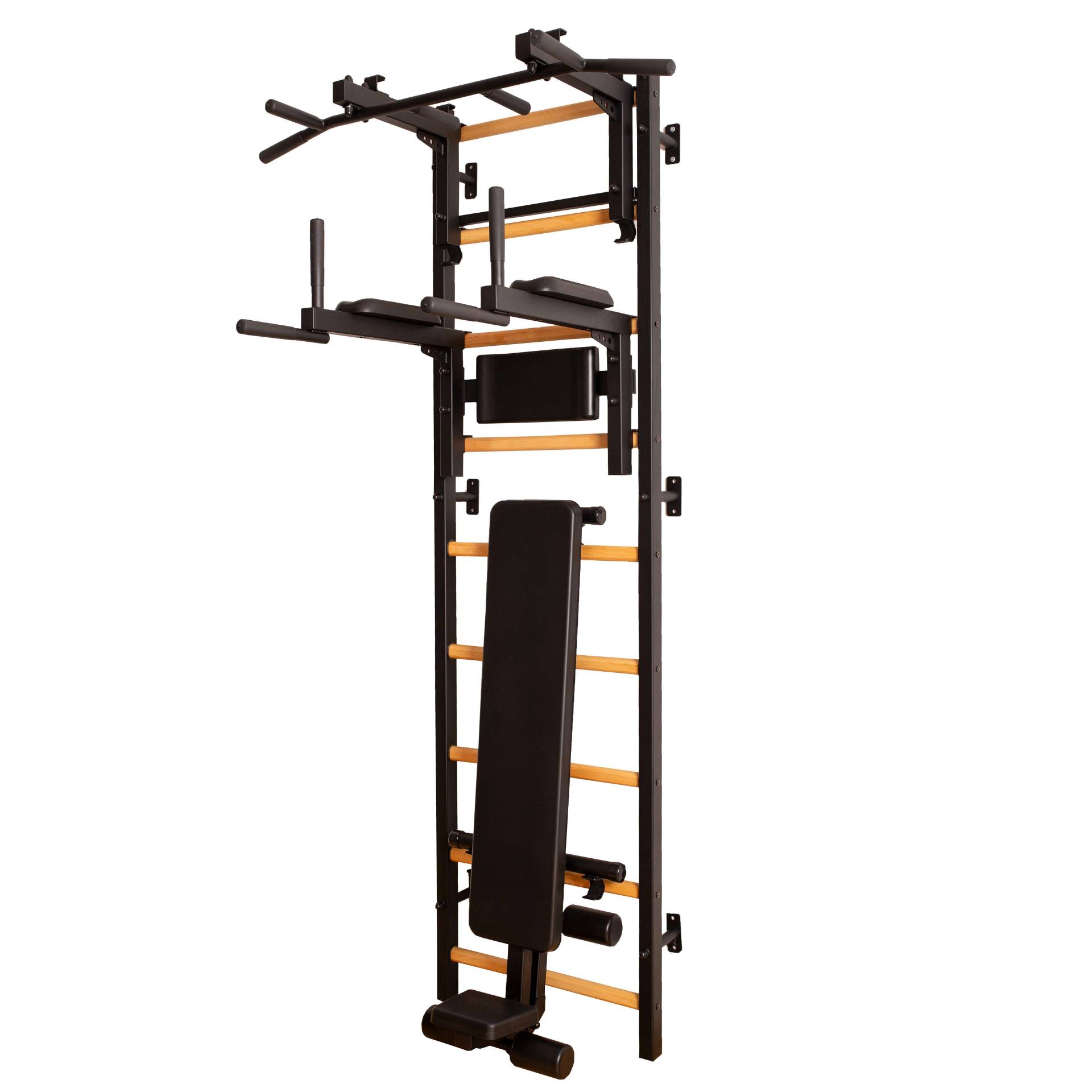 BenchK Sprossenwand Fitness-System "733", 733B, Schwarz von BenchK