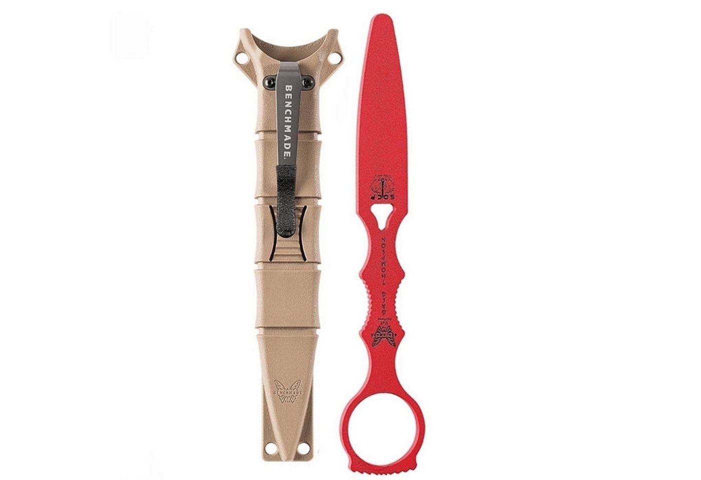 Benchmade Taschenmesser Benchmade 176T SOCP Trainer, Messer mit Scheide Benchmade Taschenmesser Benchmade 176T SOCP Trainer, Messer mit Scheide von Benchmade