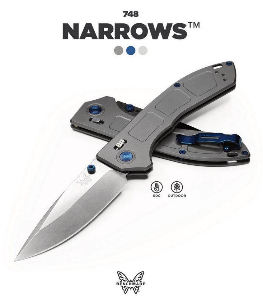 Benchmade Taschenmesser Benchmade Narrows 748, Titanium, M390 Benchmade Taschenmesser Benchmade Narrows 748, Titanium, M390 von Benchmade