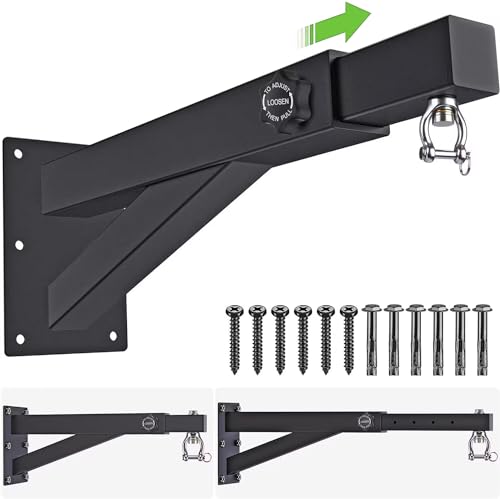 BeneLabel Boxsack Halterung, Wandhalterung Schwererbar Sandsack Befestigung Wand Verstellbar Aufhängung Ständer Stille Rotation mit 44-64cm Einstellbarer Länge, 250-500lbs BeneLabel Boxsack Halterung, Wandhalterung Schwererbar Sandsack Befestigung Wand Verstellbar Aufhängung Ständer Stille Rotation mit 44-64cm Einstellbarer Länge, 250-500lbs von BeneLabel