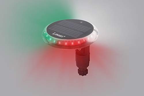 Bengar Lonako LED Positionslicht Boote eingebauter Akku Solar 3 Farben Fernbedienung von Bengar