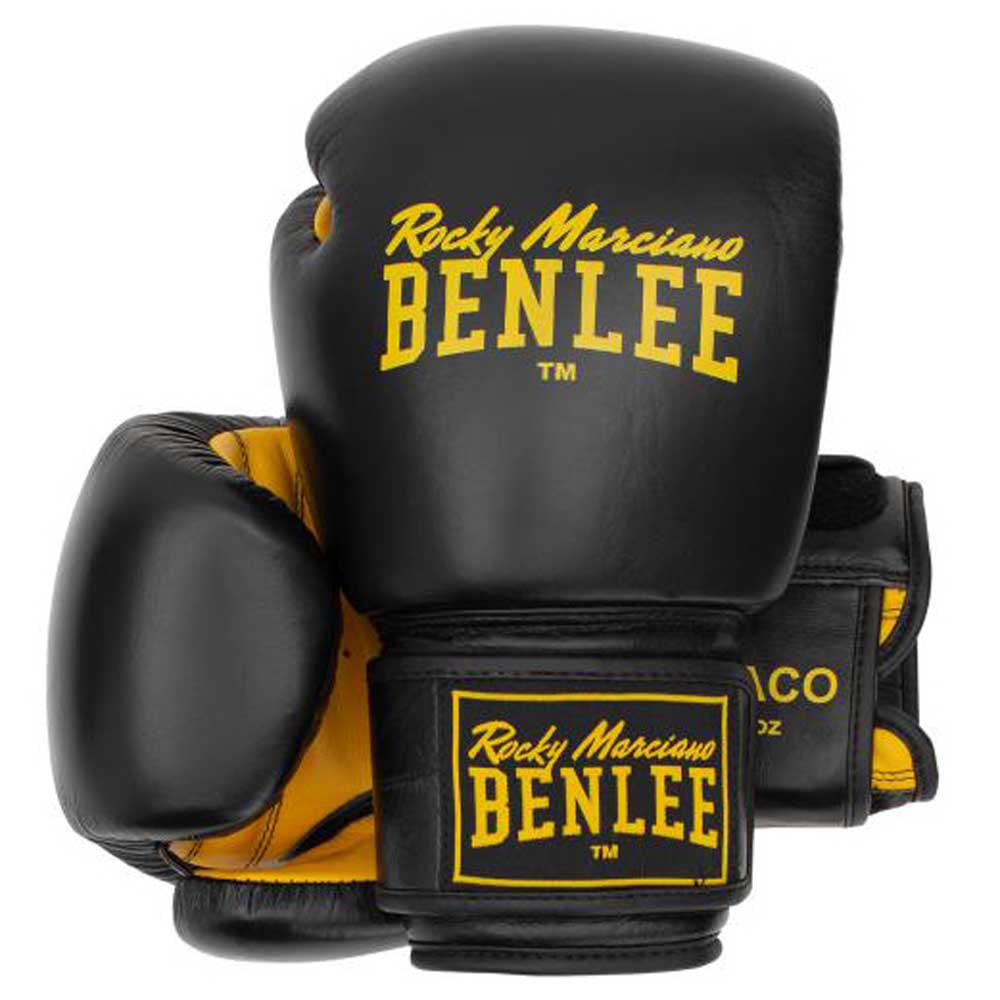 Benlee Draco Leather Boxing Gloves Schwarz 18 oz von Benlee