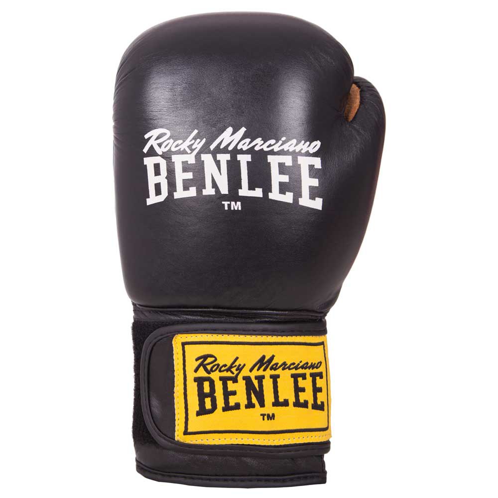 Benlee Evans Leather Boxing Gloves Schwarz 8 oz von Benlee