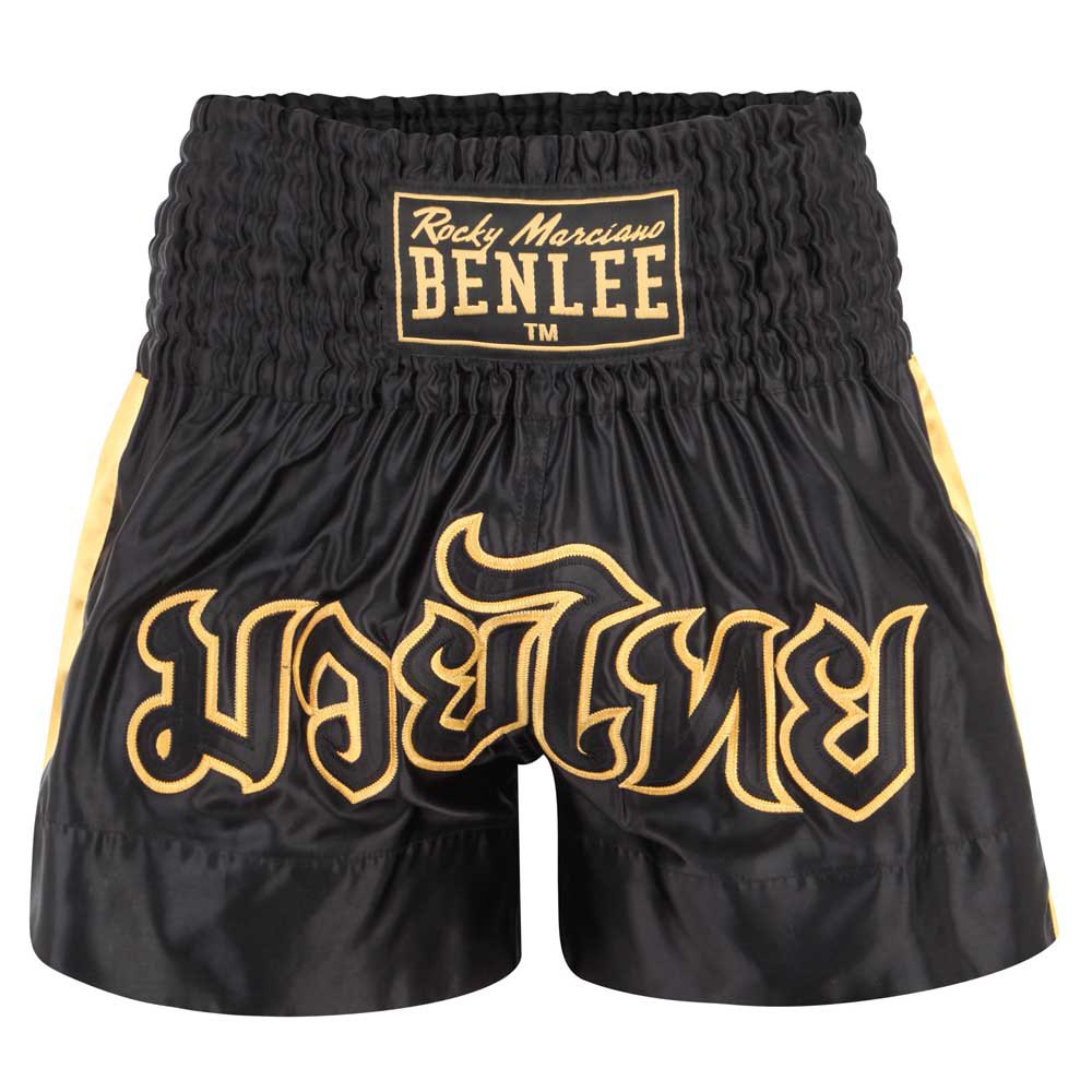 Benlee Goldy Thaibox Trunks Schwarz 2XL Mann von Benlee