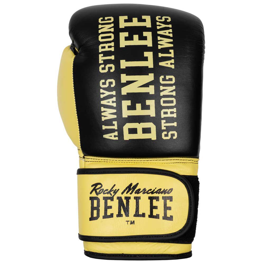 Benlee Hardwood Leather Boxing Gloves Gelb,Schwarz 10 oz von Benlee