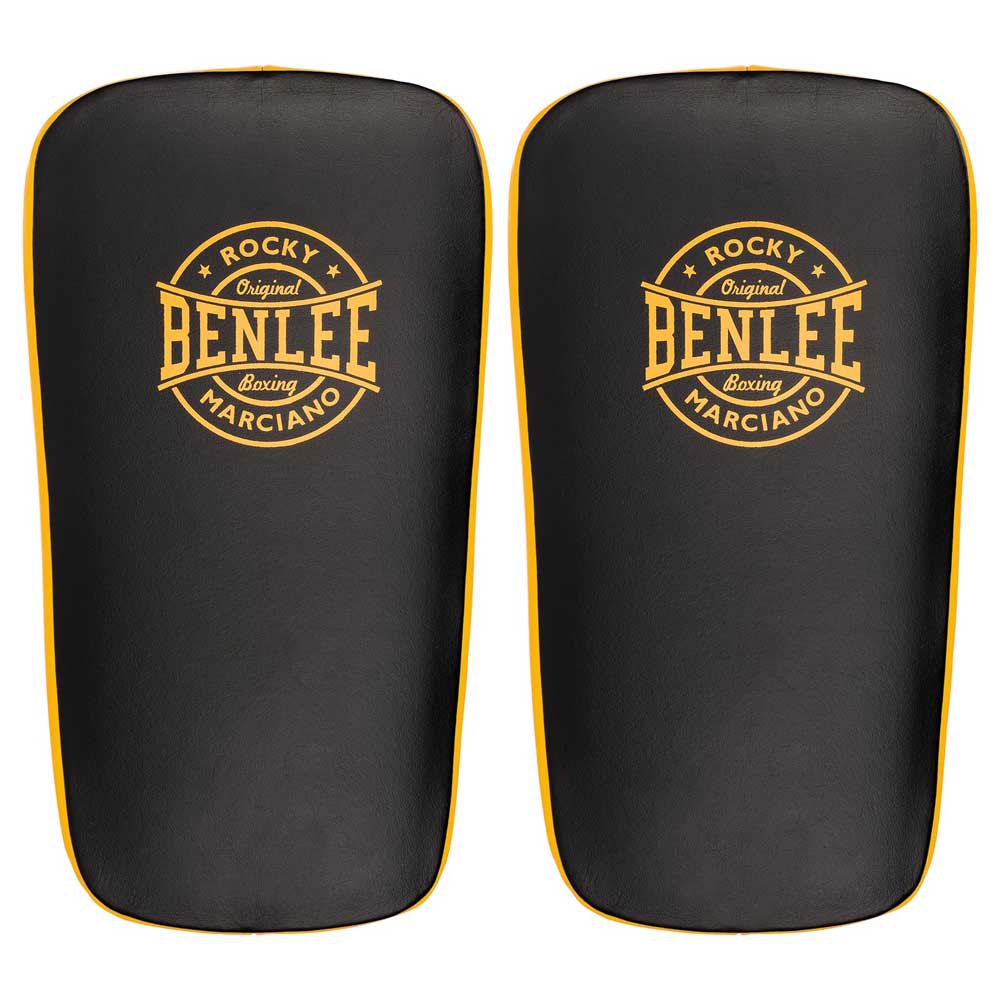 Benlee Super Thai Two Leather Arm Pad Curve 2 Units Schwarz von Benlee