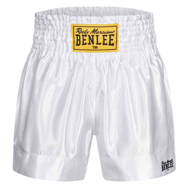 Benlee Uni Thaibox Trunks Weiß XS Mann von Benlee